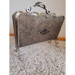 Bronze Newspaper magazine stand rack holder